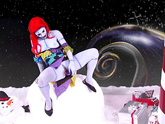 Sexy barebacking with Joanna Angel in a scary costume