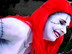 Sexy barebacking with Joanna Angel in a scary costume