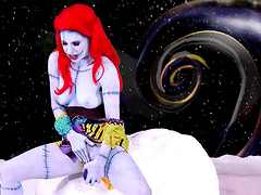 Sexy barebacking with Joanna Angel in a scary costume