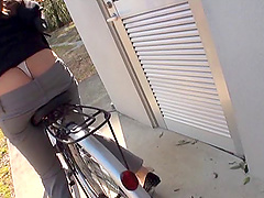 Ayu Sakurai takes off her lingerie for a hot shagging game