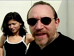 Monica receiving a rocklike boner in her wet pussy