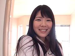 Japanese AV model in a corset gets a nice deep dicking