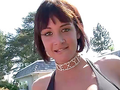 Tory Lane gets crazy and sucks a guy's cock out in public