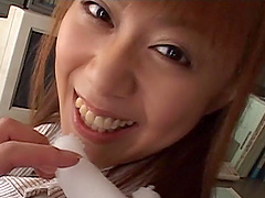 Amateur Hina Aizawa drops her panties to be penetrated by a boss