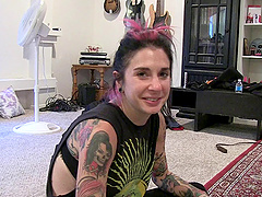 Cute Joanna Angel will do anything for a massive boner