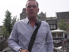 Hooker in a sexy bra blows her client and gets fucked