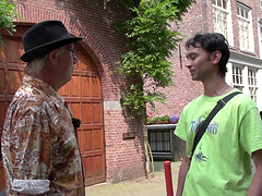 Tattooed punk hooker sucks a dick and gets pounded on