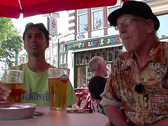 Tattooed punk hooker sucks a dick and gets pounded on