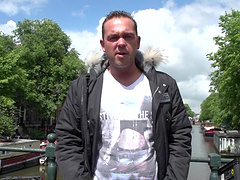 Sex tourist pays a blonde girl to suck his dick and fuck