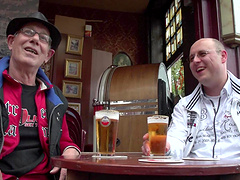 Lean blonde pornstar babe has hot sex in black stockings