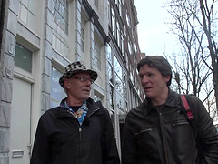 Flexible prostitute in a pair of white stockings gets laid