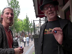 Paying a tall and skinny whore to suck his dick and get laid