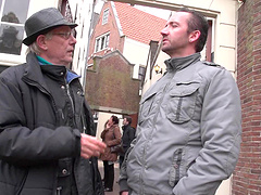 Whore with a tight shaved pussy fucked by a rock hard dick