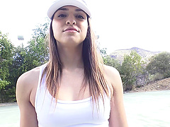 His sporty lady in a fine ass is here for good fucking