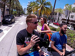 Public tits and ass flashing girl can take a hardcore fucking