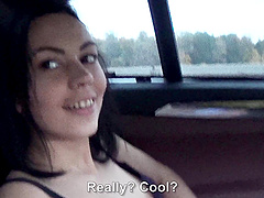 It's her very first car banging and she definitely likes it!