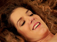 Curly-haired babe penetrated with passion just how she always wanted