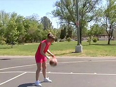 Basketball chick seduced by a pussy craving handsome man