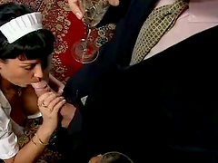 Great Fuck Fest With Hot Babes In Costumes Horny For Cocks