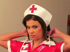 Imogene the slutty nurse gets double penetrated
