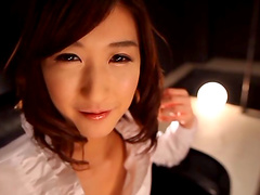 Asian secretary Ichika Kanhata teases her boss and gets fucked