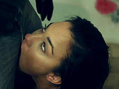 They start in the shower then move the hardcore action to the bed