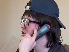 Dude with glasses fucks orgasmic fanny of adorable Nicola Kiss