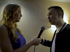 Nice big ass and perky titties on the hardcore slut