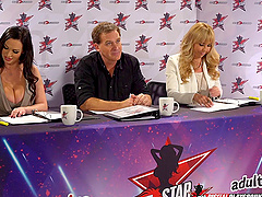 Nasty stripper toying her asshole wanting to destroy it