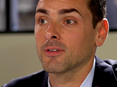 Hot bimbo gasps for breath with closed eyes as she savor the pleasure of hardcore sex