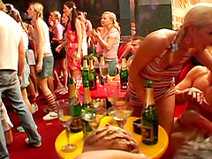 Wild and crazy party has the girls going fully hardcore