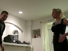 Erotic pornstars having a good time backstage ahead of a thrilling shoot