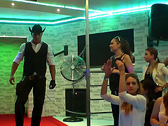 Hardcore gangbang session in the most erotic nightclub ever