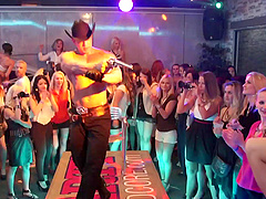 Hardcore gangbang session in the most erotic nightclub ever