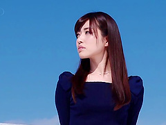 Horny Asian bimbo gives hubby a superb blowjob then caves in for rough sex