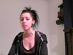 Passionate tattooed babe is ready for yet another erotic interview