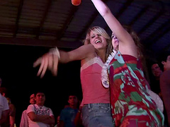 Horny ladies and their erotic dance in the famous nightclub