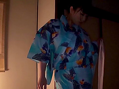 Curvaceous Asian body covered in oil as they fuck