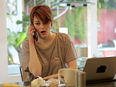 Naked lesbian pornstar babes eating pussy passionately