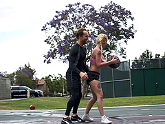 Playing basketball is great but the long cock rides are always better!