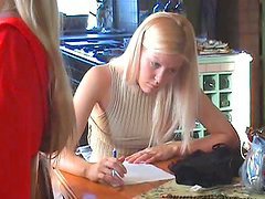 Backstage with Adriana Russo As She Enjoys A Lesbian Scene With A Blonde