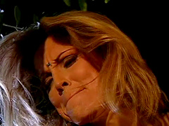 Outdoor orgy with Alana Evans and other irresistible sex machines