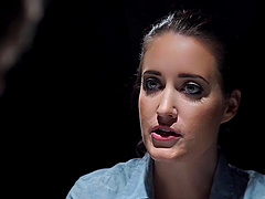 Cheating wife Claire Robbins fucked by two guys while husband is away