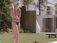 Nice outdoor love making ends with cum in mouth for charming Dasha