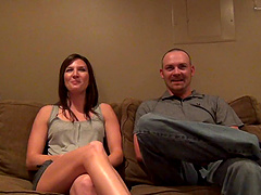 Amateur wife Gianna in her first ever swinger sex party. HD