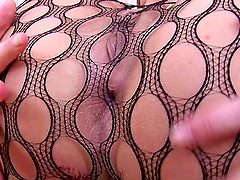 Is Dasha ready to push that glass toy deep into her sweet beaver?