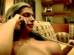 They are wet and horny and have passionate sex in the water