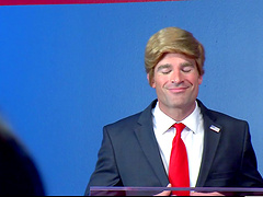 Presidential campaign is always more interested when there's shagging!