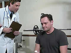 Nerdy blonde nurse enjoys the balls-deep pounding of her butthole