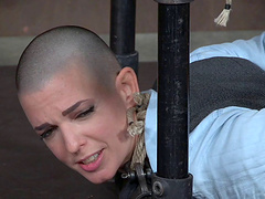 Slut Abigail Dupree moans during hardcore torture session/ HD